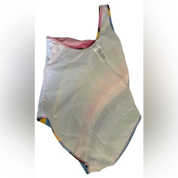 Boden Multicolor One-Shoulder Swimsuit - Picture 6 of 15